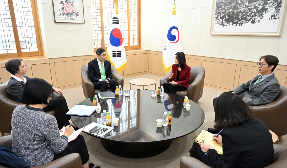 김진아 외교부 2차관, UNDP 총재대행 면담